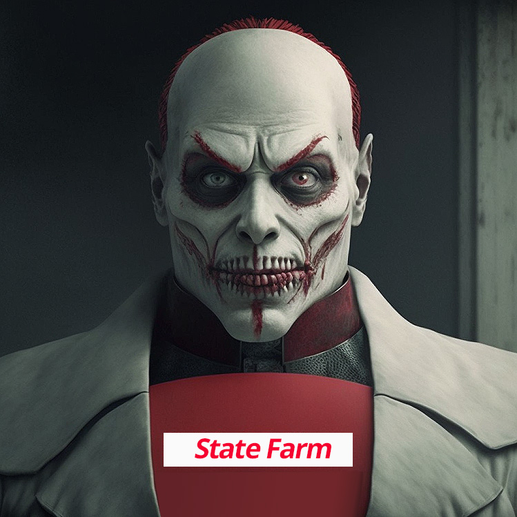 Insurance Companies Imagined as Evil Villains by A.I.