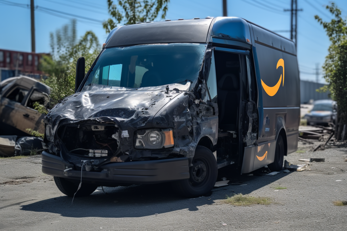 amazon delivery truck accident